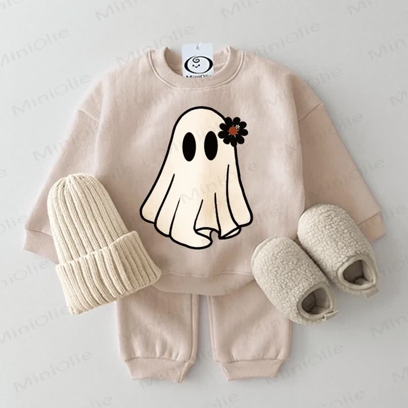 Baby Ghost 2-piece Beige Set - Beige - 2-3T - image 1