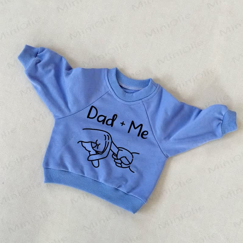 DAD+ME Baby Toddler Blue Sweatshirt - Blue - 3-5T - image 1