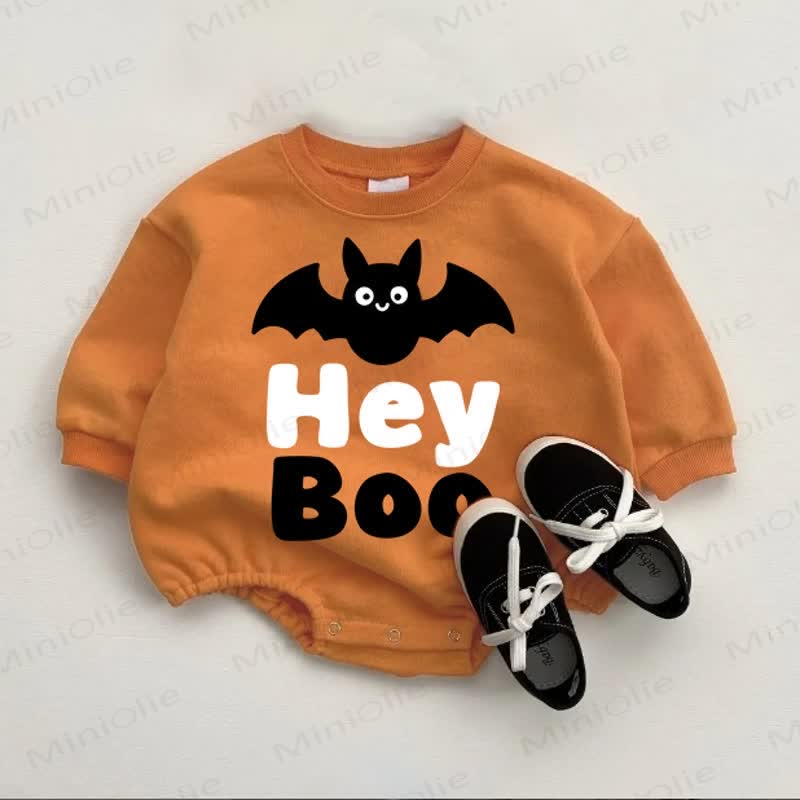 HEY BOO Baby Bat Bodysuit - Orange - 18-24M - image 1