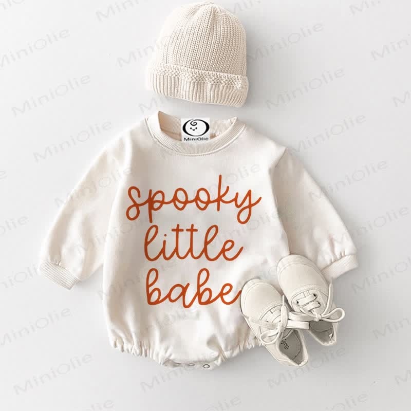 SPOOKY LITTLE BABE Baby White Bodysuit - White - 18-24M - image 1