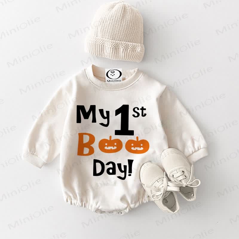 MY 1ST BOO DAY Baby White Bodysuit - White - 18-24M - image 1
