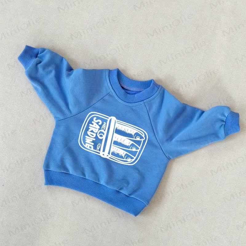 SARDINE Baby Toddler Blue Sweatshirt - Blue - 3-5T - image 1
