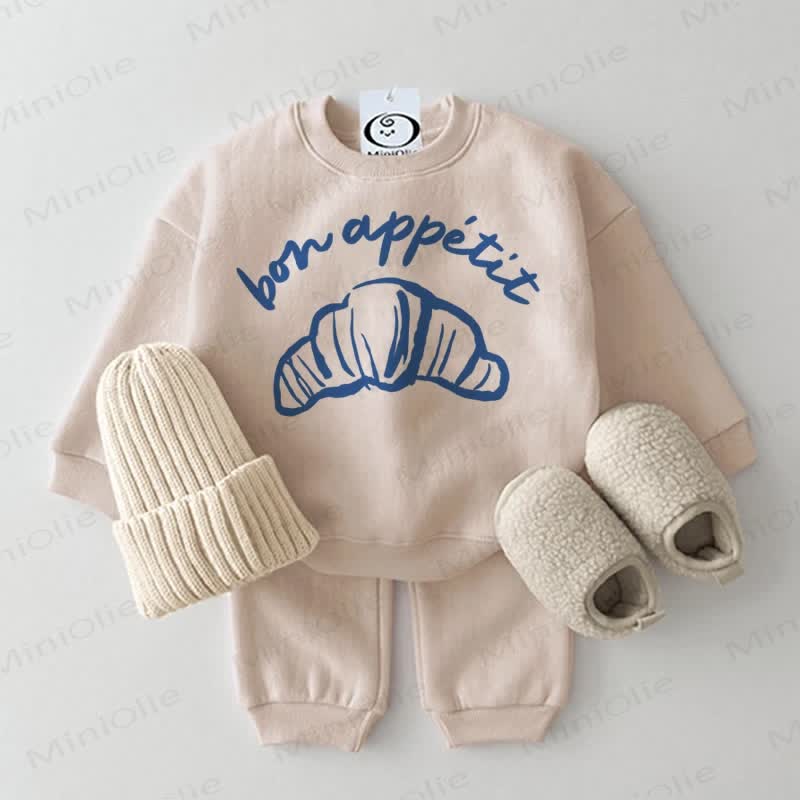BON APPETIT Baby 2-Piece Beige Set - Beige - 2-3T - image 1