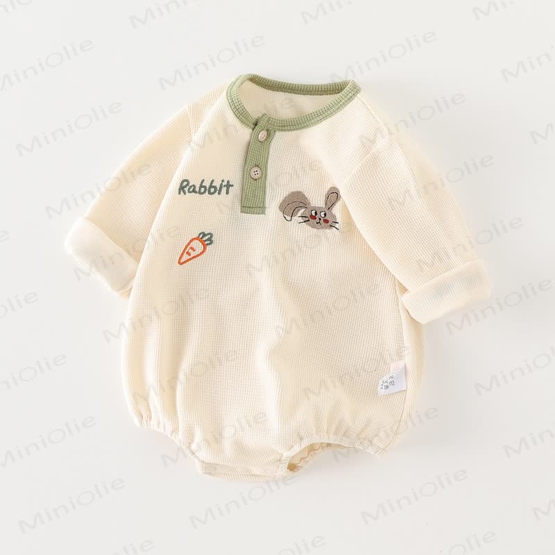 RABBIT Baby Waffle Bodysuit - image 2