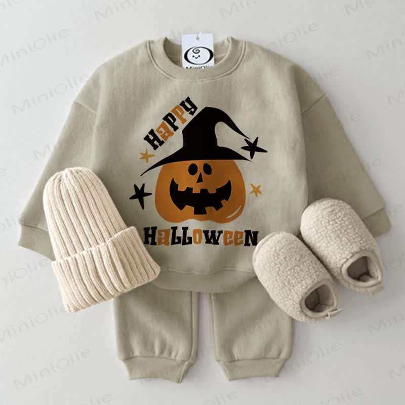 HAPPY HALLOWEEN Baby 2-piece Set - Grey Green - 2-3T - image 1