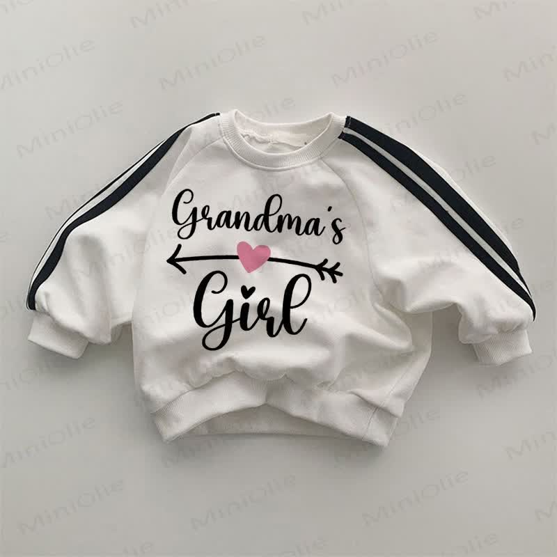 GRANDMA'S GIFT Baby White Sweatshirt - White - 2-3T - image 1