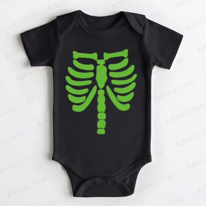Baby Bone Black Bodysuit - Black - 18-24M - image 1