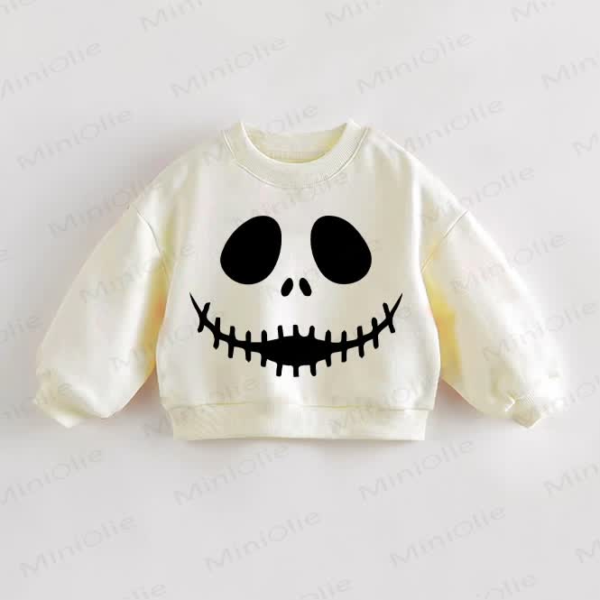 Baby Toddler Halloween Grimace Sweatshirt - Cream - 3-5T - image 1