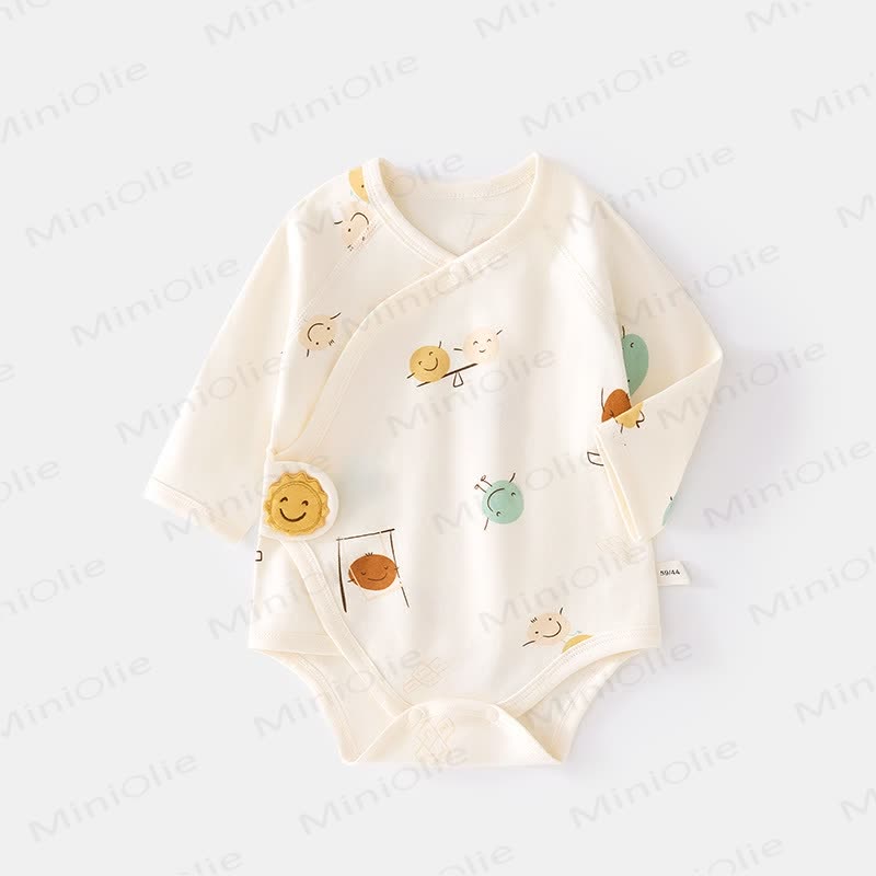 Baby Newborn Cotton Cartoon Bodysuit - Sun - 9-12M - image 1