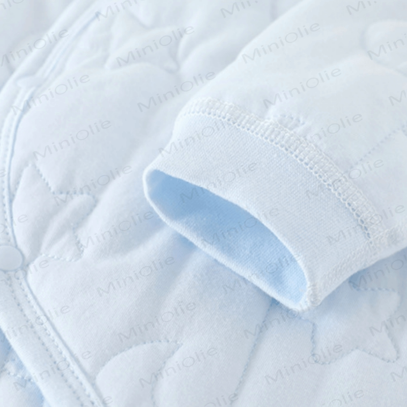 Baby Star Moon Cute Quilted Cotton Romper - image 4