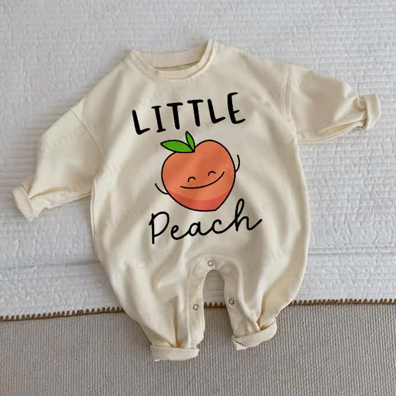 LITTLE PEACH Baby Beige Romper - Beige - 2-3T - image 1