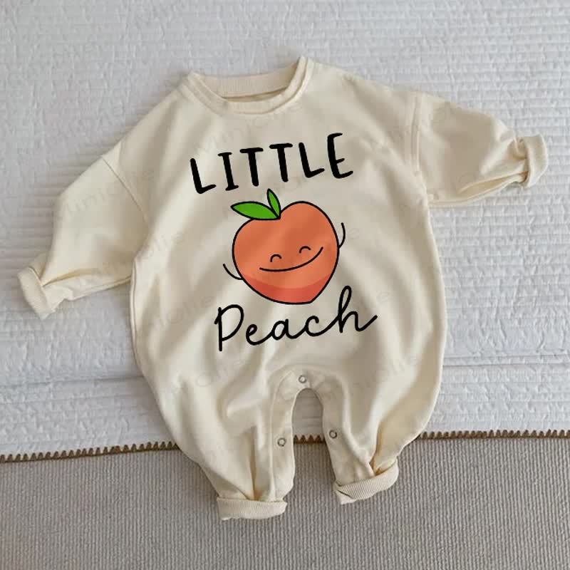LITTLE PEACH Baby Beige Romper - Beige - 2-3T - image 1