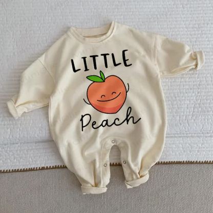 LITTLE PEACH Baby Beige Romper - Beige - 2-3T - image 1