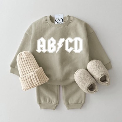 ABCD Baby Lightning Grey Green 2-Piece Set - Grey Green - 2-3T - image 1