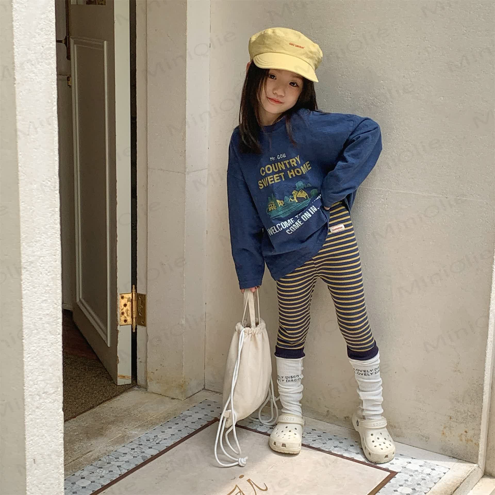 Baby Toddler Girl Striped Leggings - image 6