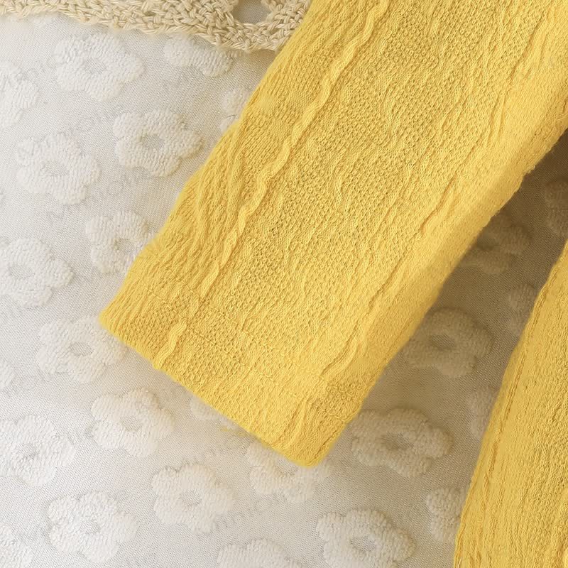 Baby Flower Bodysuit Headband Socks - image 7