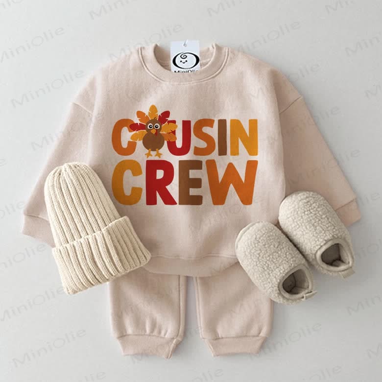 COUSIN CREW Baby Beige 2-Piece Set - Beige - 2-3T - image 1