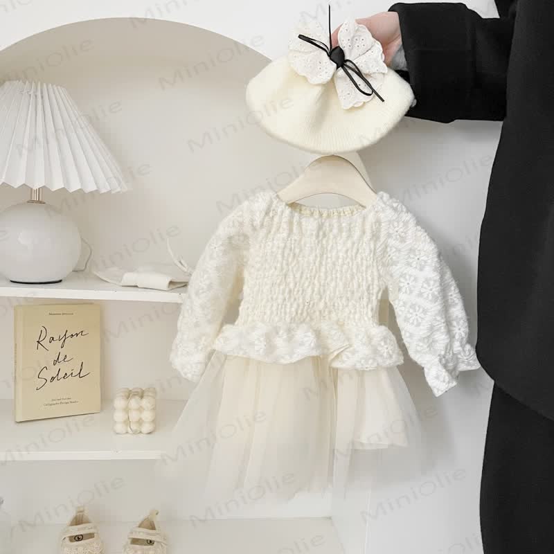 Baby Girl Lace Tulle Princess Dress - image 4