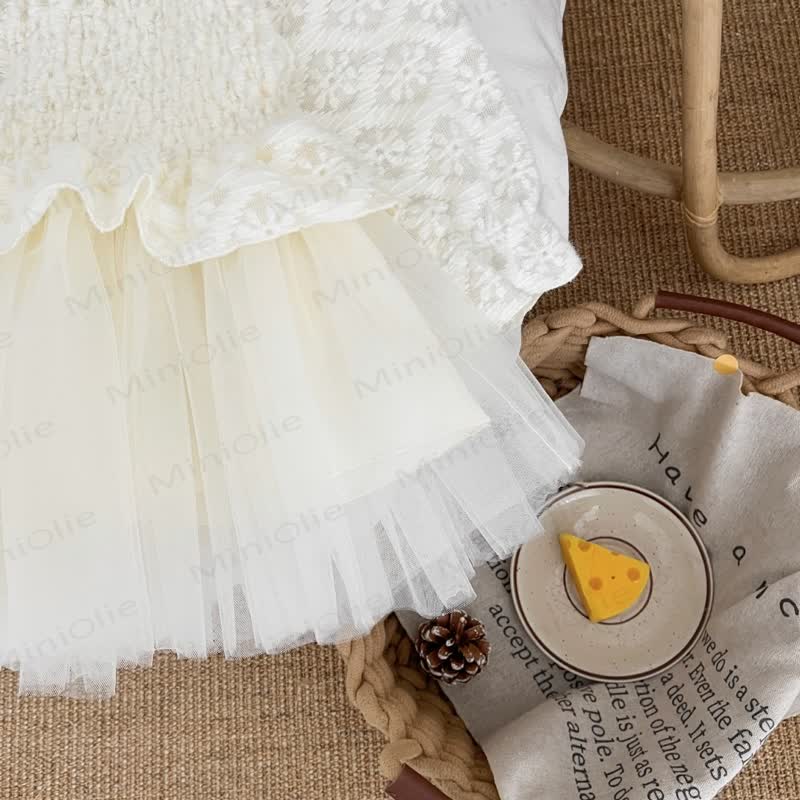 Baby Girl Lace Tulle Princess Dress - image 3