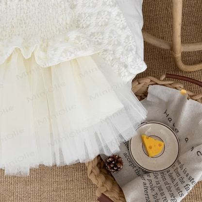 Baby Girl Lace Tulle Princess Dress - image 3