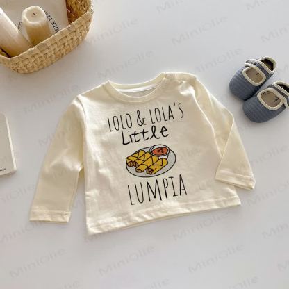  LOLO & LODA'S LITTLE LUMPIA  Baby Long Sleeves Top - Beige - 2-3T - image 1
