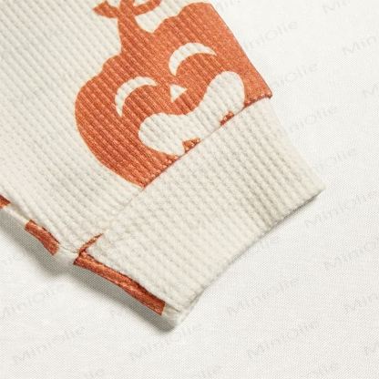 Baby Toddler Halloween Pumpkin Waffle 2-piece Set - image 4