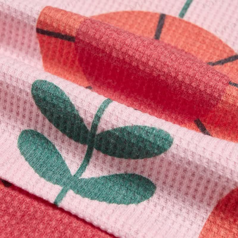 Baby Toddler Sunflower Pink Waffle 2-piece Set - image 5