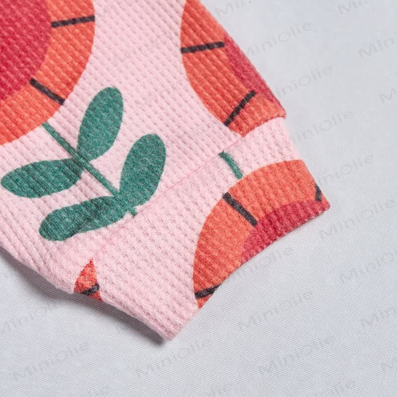 Baby Toddler Sunflower Pink Waffle 2-piece Set - image 4