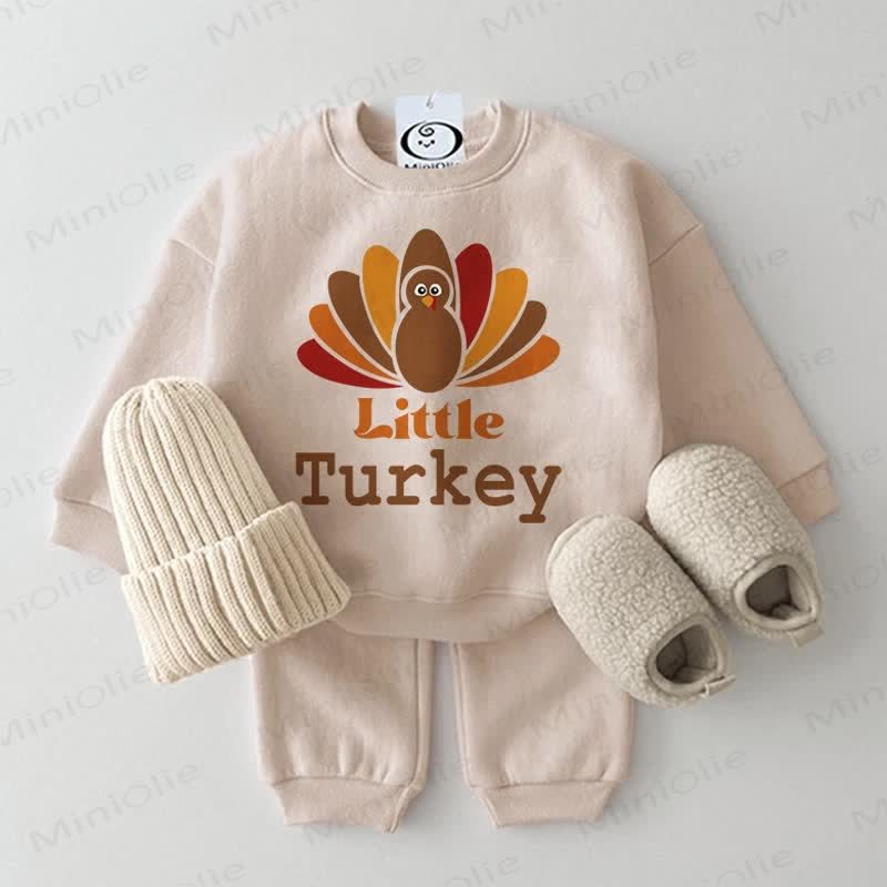 LILLTE TURKEY Baby Beige 2-Piece Set - Beige - 2-3T - image 1