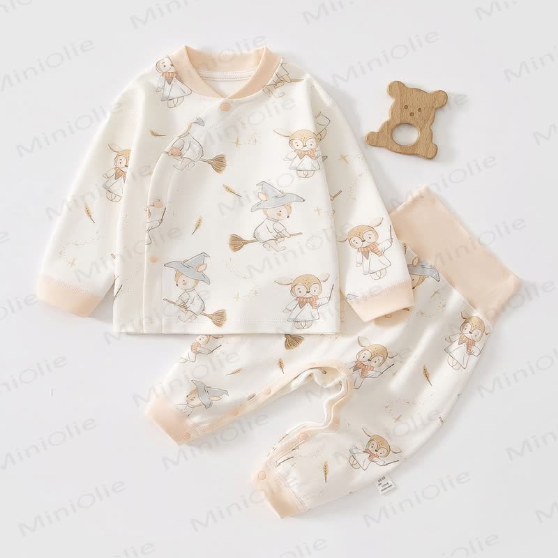 Baby Cartoon Top and Pants Pajamas 2-piece Set - Deer - 2-3T - image 4