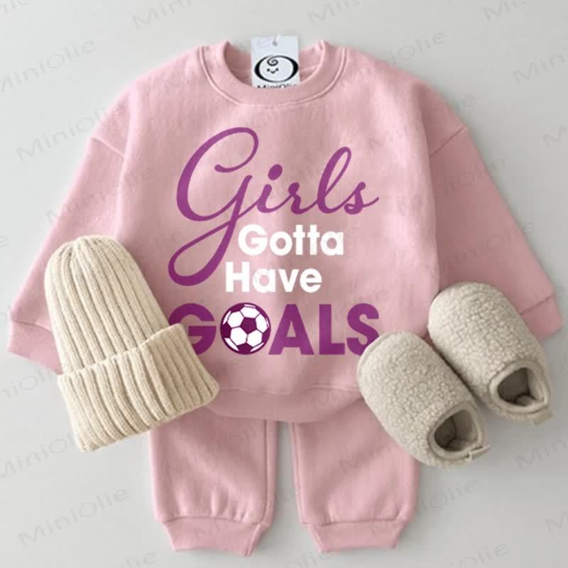 GIRLS GOTTA HAVE GOALS Baby Soccer 2-piece Pink Set - Pink - 2-3T - image 1