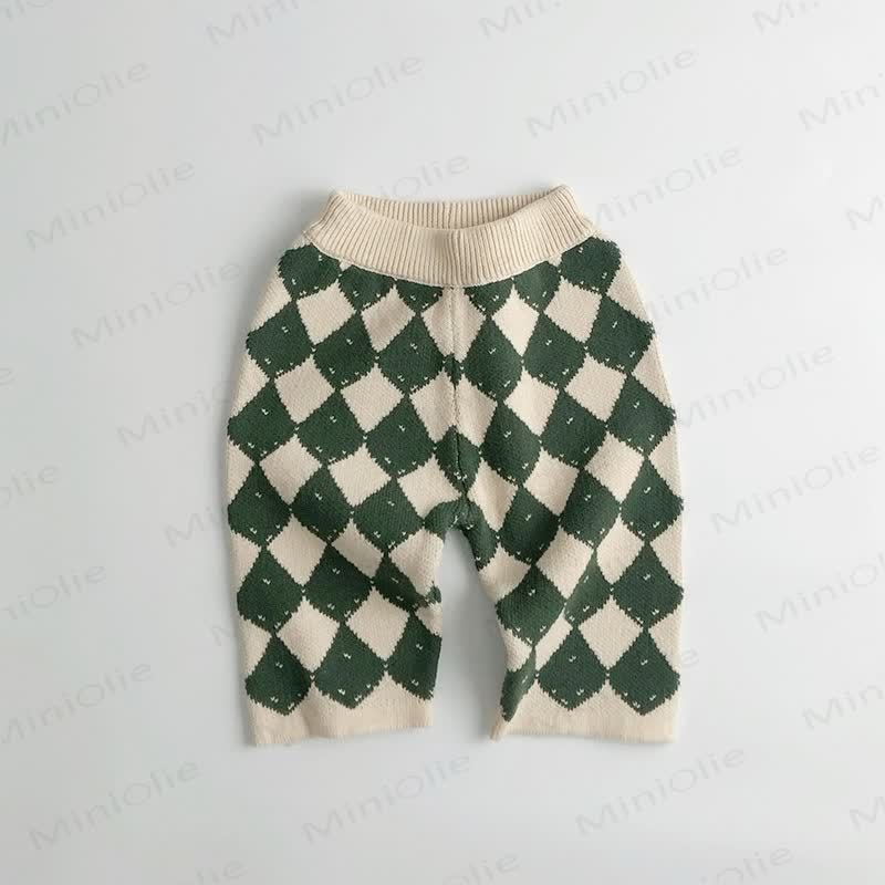 Toddler Knit Diamond Cardigan/Pants - Pants - 8Y - image 7