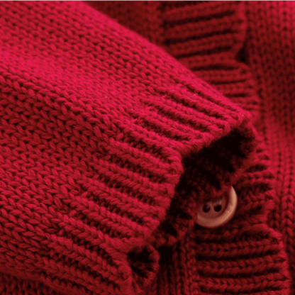 Baby Red Cardigan/Dress with headband - image 11