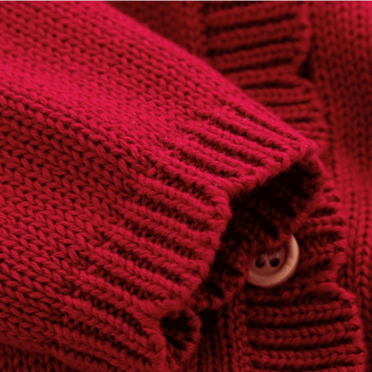 Baby Red Cardigan/Dress with headband - image 11