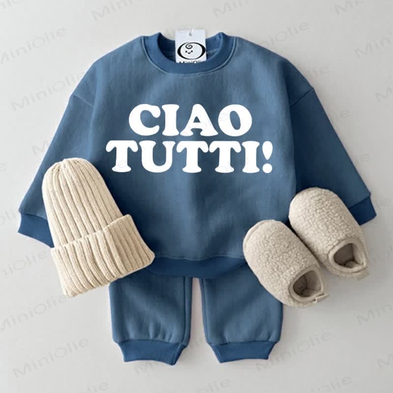 CIAO TUTTI! Baby 2-piece Blue Set - Blue - 2-3T - image 1