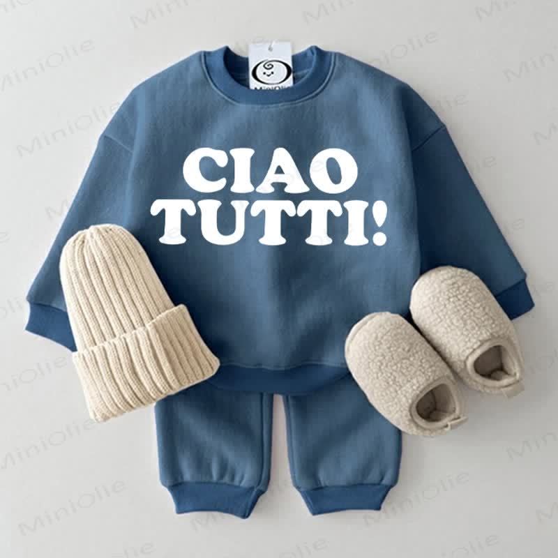 CIAO TUTTI! Baby 2-piece Blue Set - Blue - 2-3T - image 1