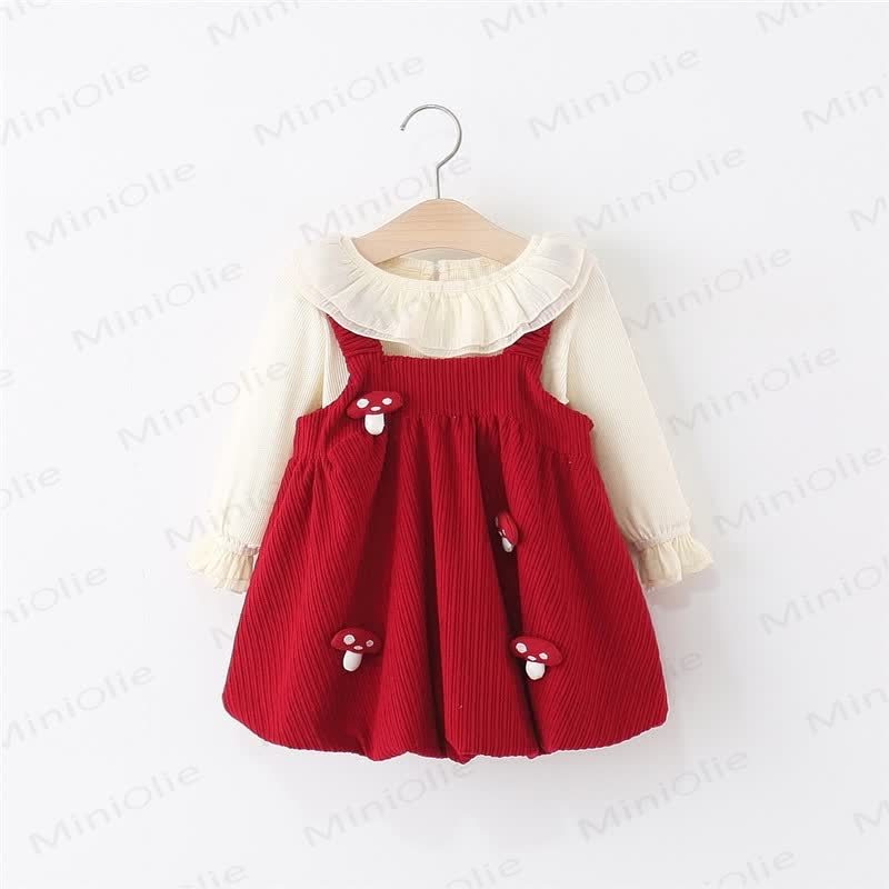 Baby Mushroom Dress and Top 2-Piece Set - image 3