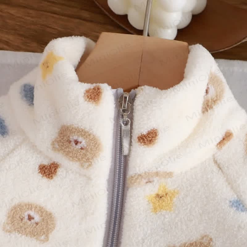 Toddler Kid Cute Animal 2-Piece Fleece Set - image 8