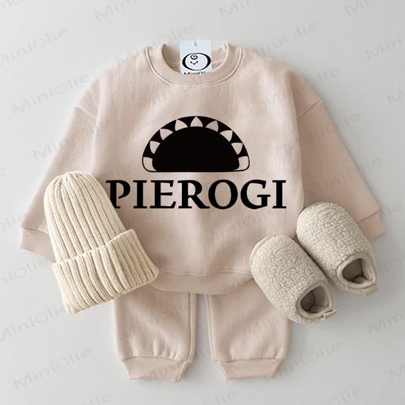 PIEROGI Baby 2-piece Beige Set - Beige - 2-3T - image 1