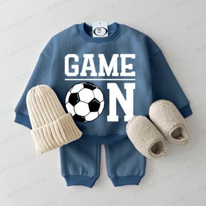 GAME ON Baby Soccer 2-piece Blue Set - Blue - 2-3T - image 1