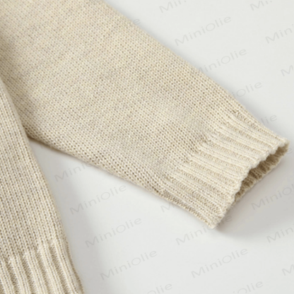 Baby Toddler Lapel Knitted Cardigan - image 7