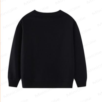 Kid Boy Ghost Jack-o'-lantern Black Sweatshirt - image 5