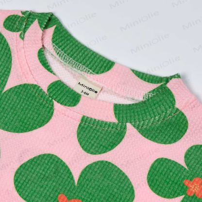 Baby Waffle Flower Pink 2-piece Set - image 5