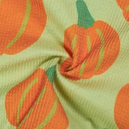 Baby Toddler Pumpkin Green Waffle 2-piece Set - image 6