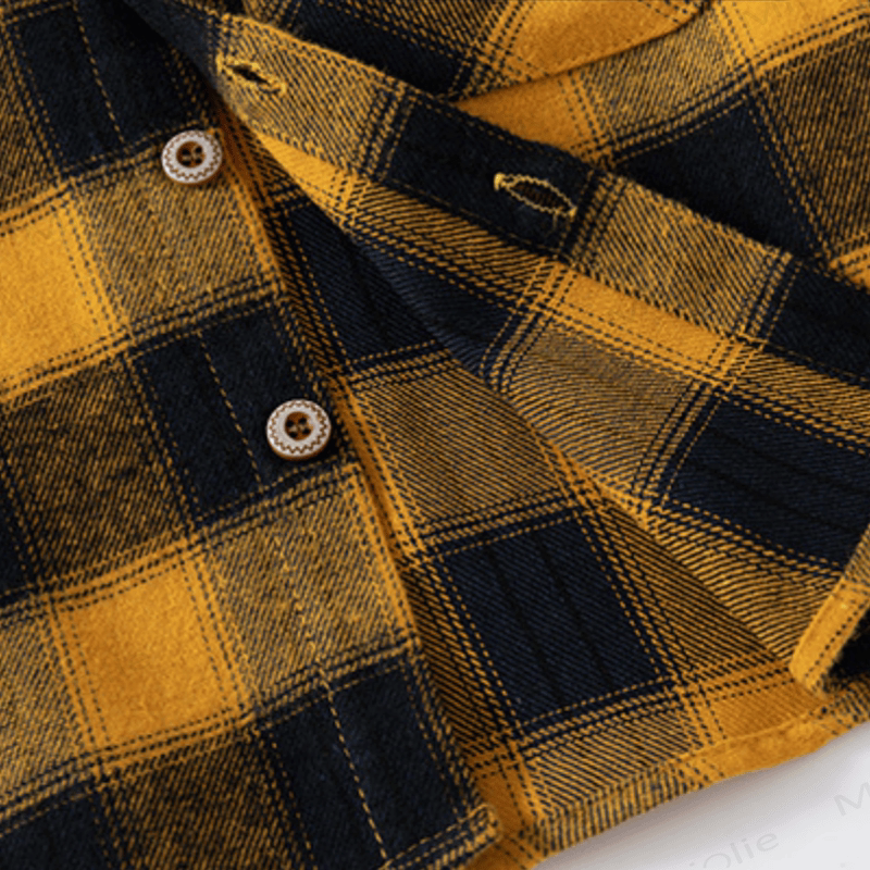 Kid Boy Vintage Plaid Shirt - image 9