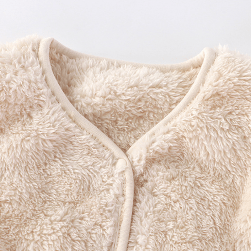 Baby Toddler Solid Color Fleece Vest Jacket - image 5