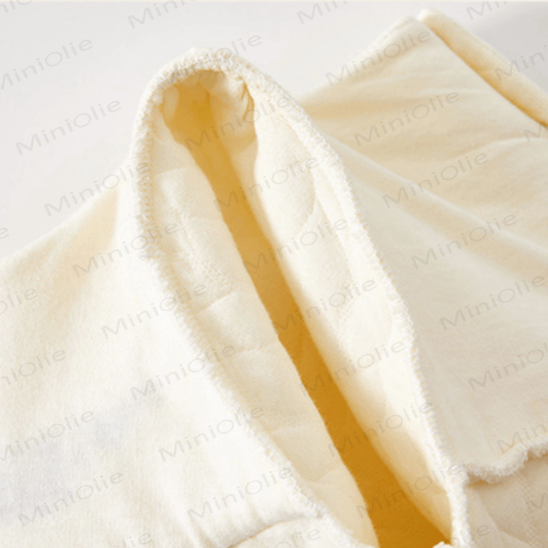 Baby Girl Embroidered Flower Quilted Romper - image 5