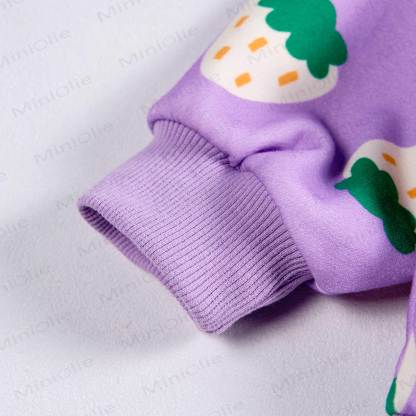 Baby White Strawberry 2-piece Purple Set - image 3