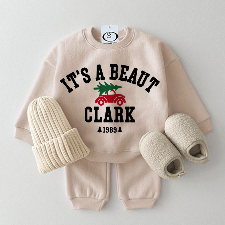 IT'S A BEAUT CLARK Baby 2-piece Beige Set - Beige - 2-3T - image 1