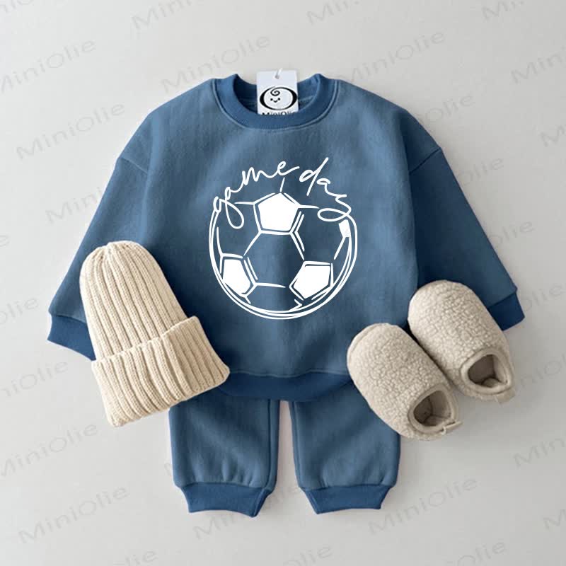 GAME DAY Baby Soccer 2-piece Blue Set - Blue - 2-3T - image 1
